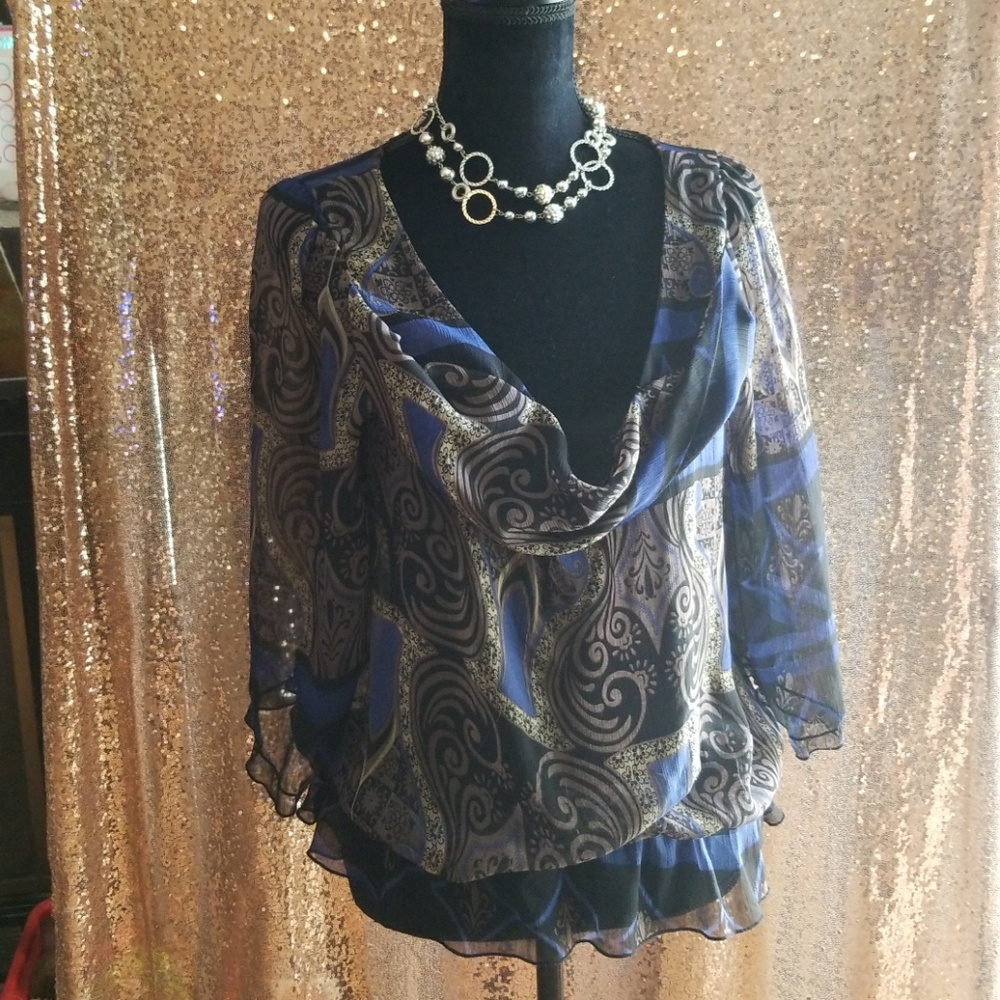 Cowlneck Blouse
